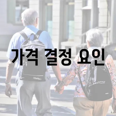 가격 결정 요인