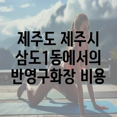 제주도 제주시 삼도1동에서의 반영구화장 비용