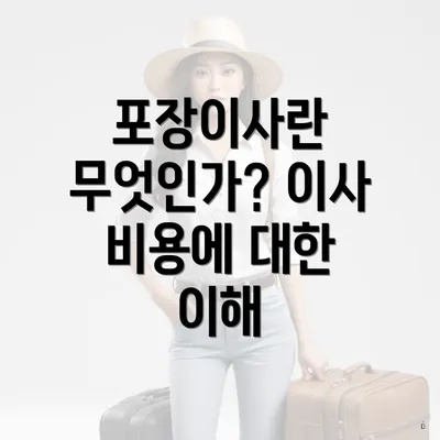 포장이사란 무엇인가? 이사 비용에 대한 이해