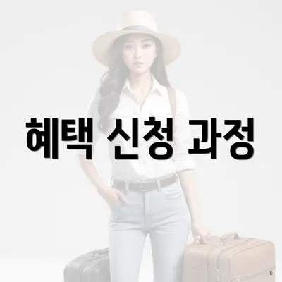 혜택 신청 과정