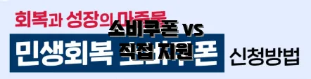 소비쿠폰 vs 직접 지원