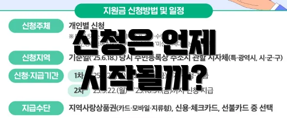 신청은 언제 시작될까?
