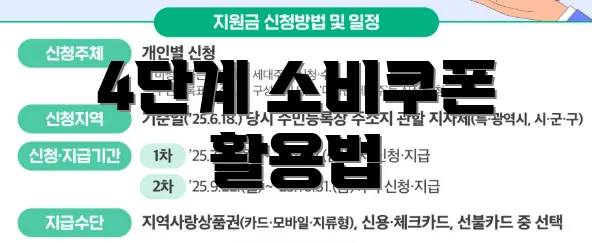 4단계 소비쿠폰 활용법