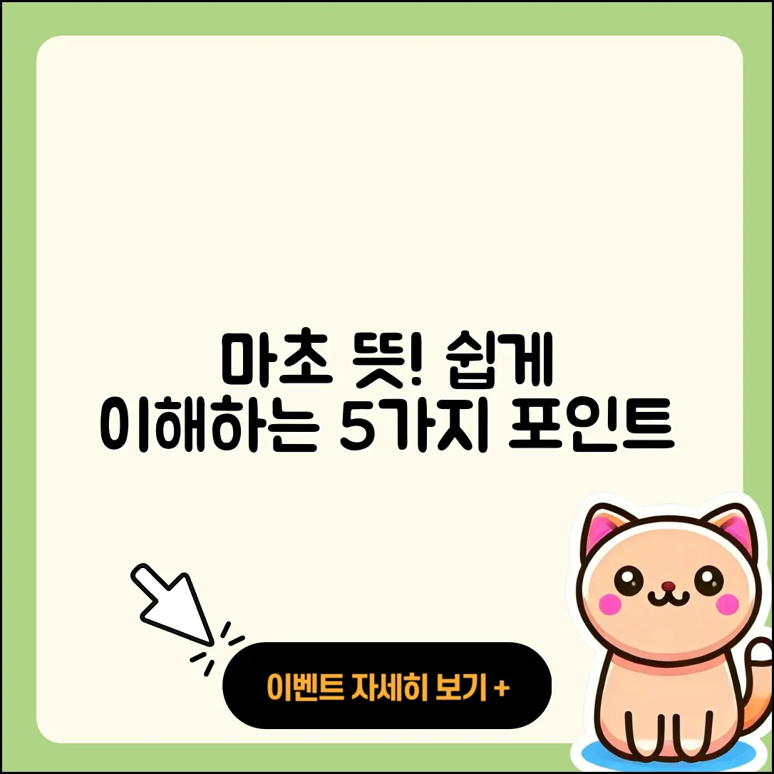 마초 뜻을 쉽게 이해하는 5가지 포인트